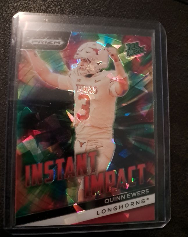 2024 Panini Prizm Draft Picks Instant Impact #II-QE Quinn Ewers — front