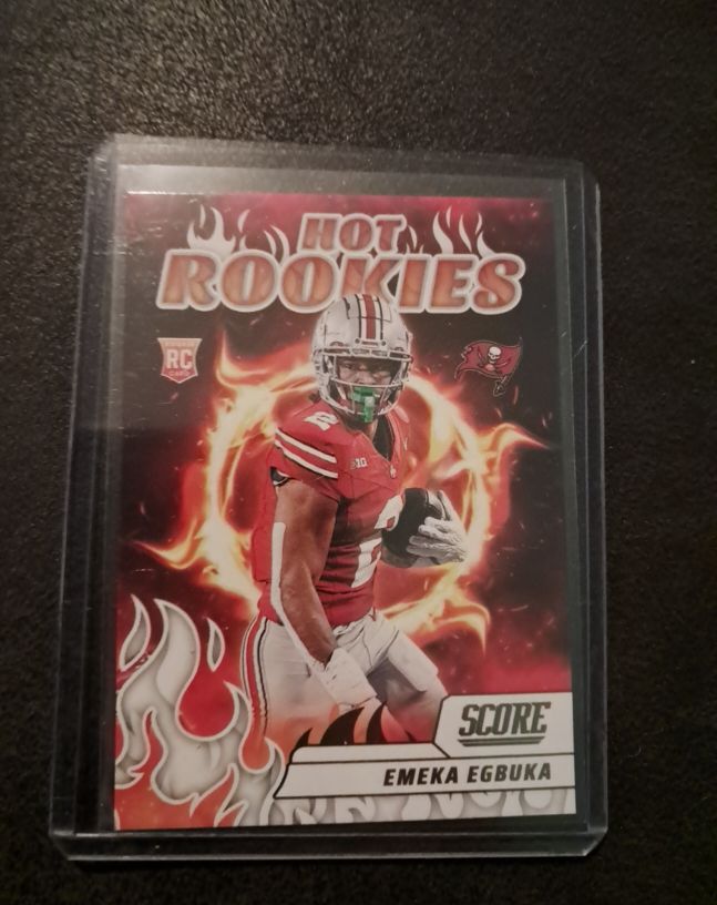 2025 Panini Score Hot Rookies #10 Emeka Egbuka — front