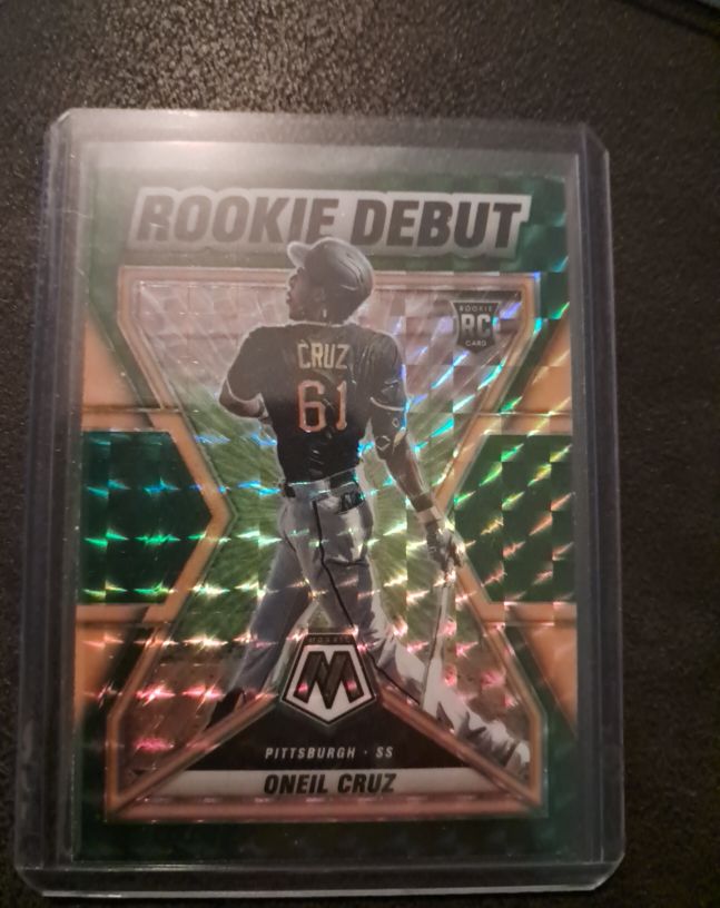 2022 Panini Mosaic Rookie Debut #RD-5 Oneil Cruz — front