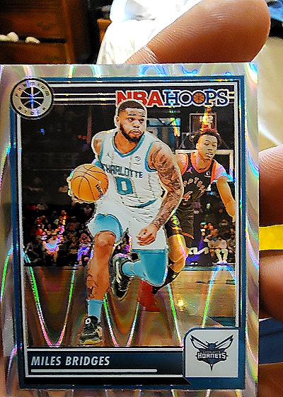 2019-20 Panini NBA Hoops Premium Stock #229 Miles Bridges — front