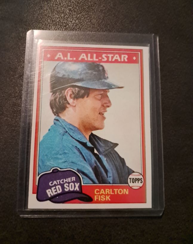 1981 Topps #480 Carlton Fisk — front