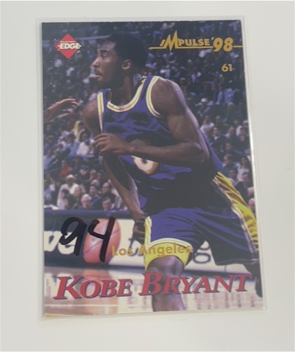 1998 Collector's Edge Impulse #61 Kobe Bryant — front