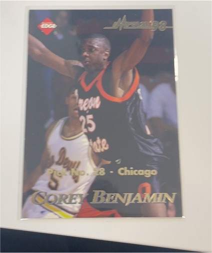 1998 Collector's Edge Impulse #28 Corey Benjamin — front