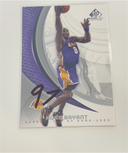 2005 Upper Deck SP Game Used #2 Kobe Bryant — front