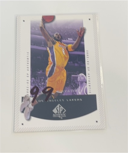 2002-03 Upper Deck SP Authentic #37 Kobe Bryant — front