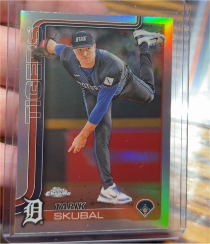2025 Topps Chrome #258 Tarik Skubal — front