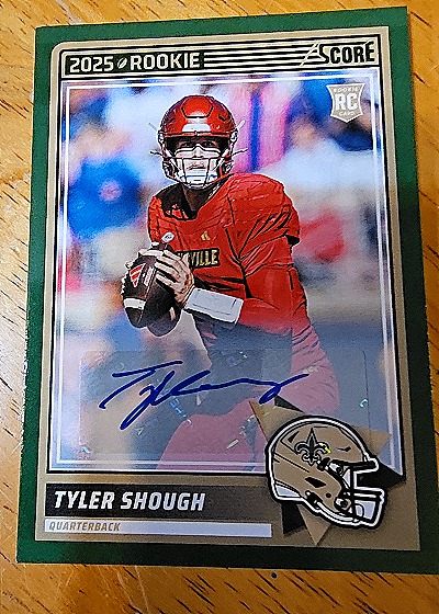 2025 Panini Score #71 Tyler Shough — front