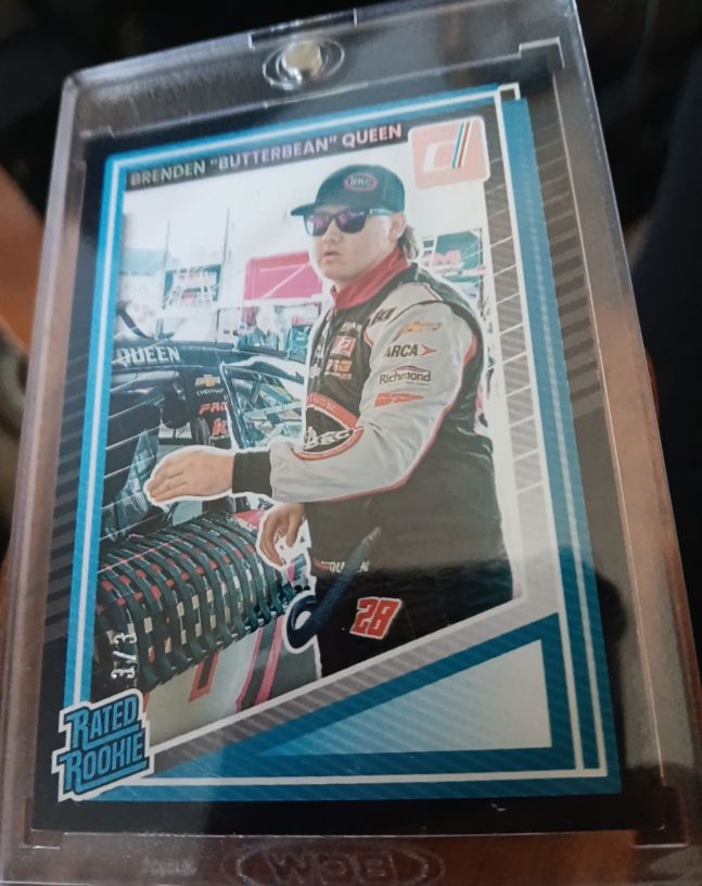 2025 Donruss Racing #95 Brenden "Butterbean" Queen — front