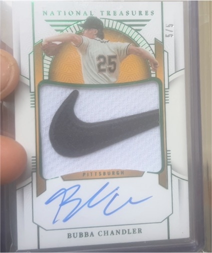 2024 Panini National Treasures #5 Bubba Chandler — front