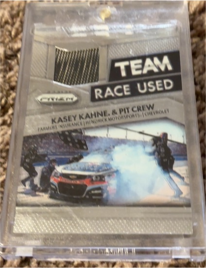 2016 Panini Prizm Racing #RT-KK Kasey Kahne & Pit Crew Race Used Relic — front