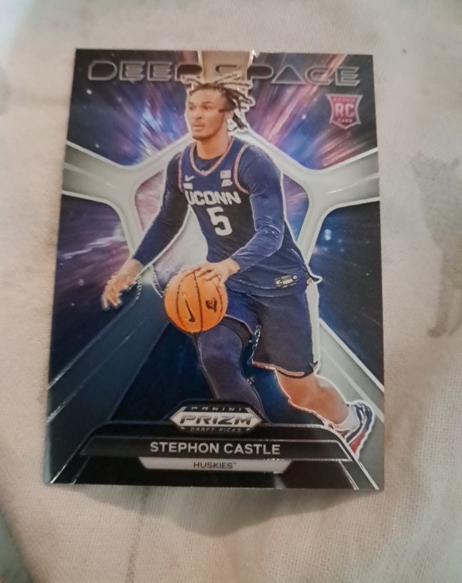 2024 Panini Prizm Draft Picks Deep Space #15 Stephon Castle — front