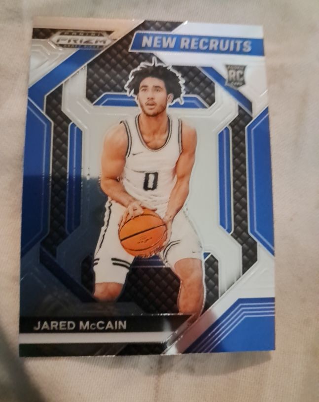 2024 Panini Prizm Draft Picks #8 Jared McCain New Recruits — front