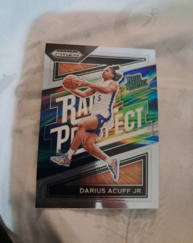 2024 Panini Prizm Draft Picks #7 Darius Acuff Jr. Rated Prospect — front