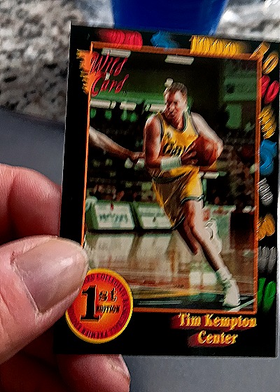 1991-92 Wild Card #73 Tim Kempton — front