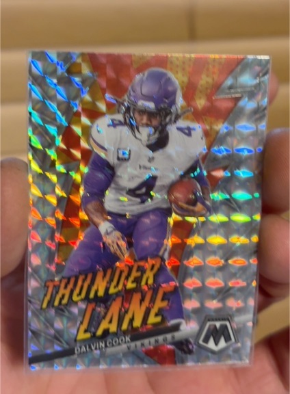 2023 Panini Mosaic Thunder Lane #TL-DC Dalvin Cook — front