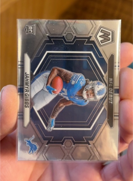 2023 Panini Mosaic NFL Debut #ND-10 Jahmyr Gibbs — front