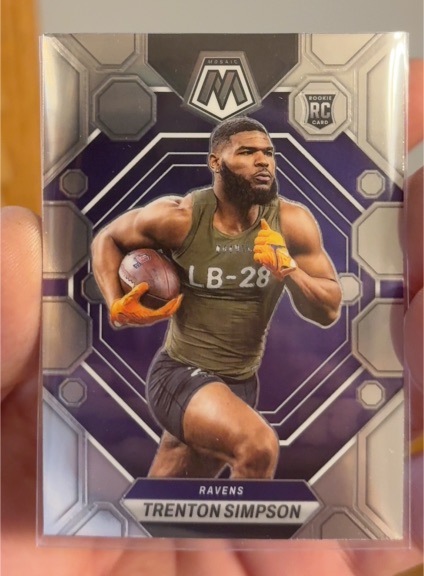 2023 Panini Mosaic #367 Trenton Simpson — front