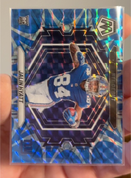 2023 Panini Mosaic NFL Debut #ND-17 Jalin Hyatt — front