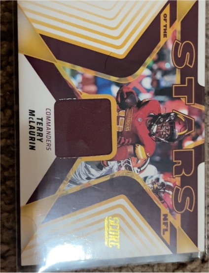2025 Panini Score Football Stars Of The NFL #SNJ-BHL Terry McLaurin — front