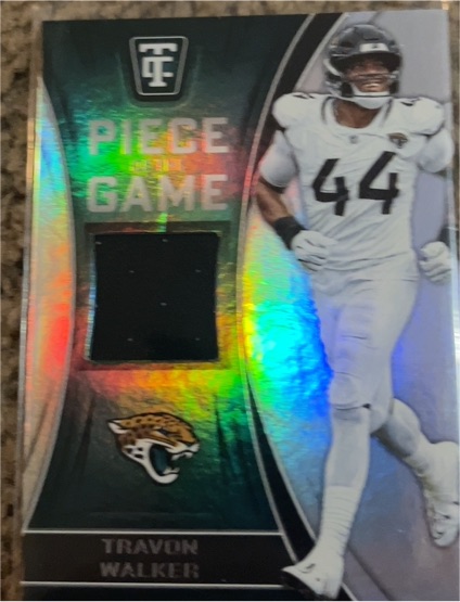 2024 Panini Totally Certified Piece of the Game Travon Walker — front