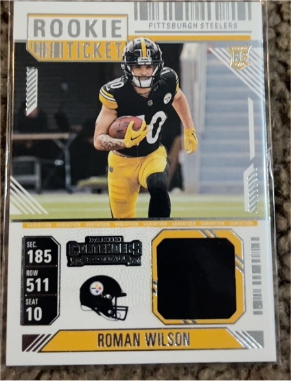 2024 Panini Contenders Rookie Ticket #RTS-RWN Roman Wilson — front