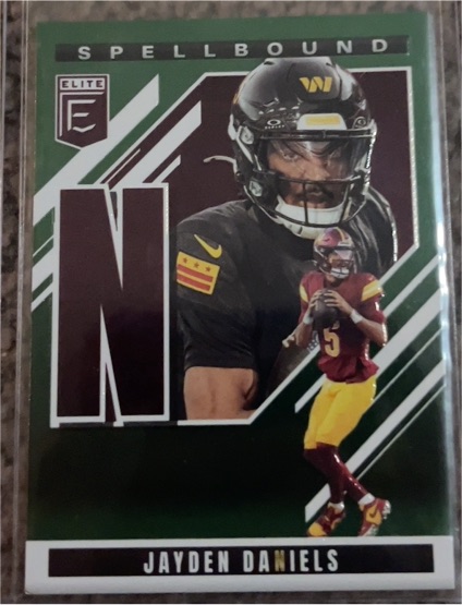 2025 Panini Donruss Elite Spellbound #N Jayden Daniels — front