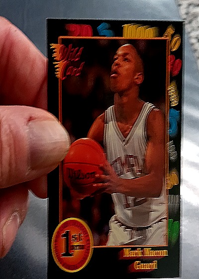 1991-92 Wild Card Collegiate #23 Mark Macon — front