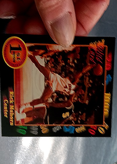 1991-92 Wild Card #10 Rick Mahorn — front
