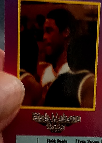 1991-92 Wild Card #10 Rick Mahorn — back