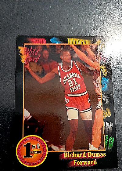 1991-92 Wild Card #39 Richard Dumas — front