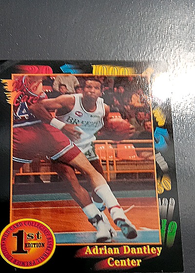 1992 Wild Card 1st Edition #53 Adrian Dantley — front