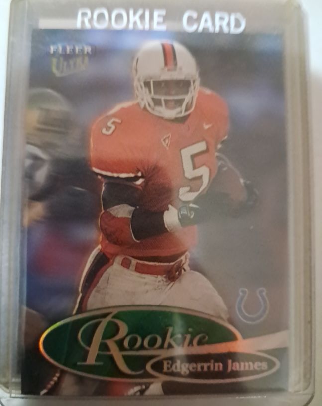1999 Fleer Ultra #272R Edgerrin James Rookie Card — front