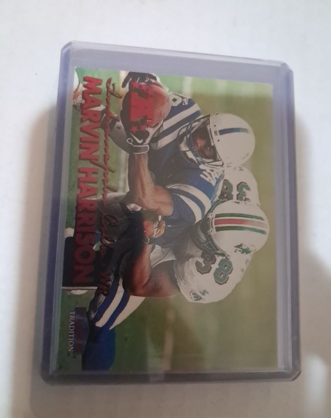 1999 Fleer Tradition #1 Marvin Harrison — front