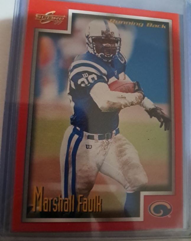 1999 Score #171 Marshall Faulk — front