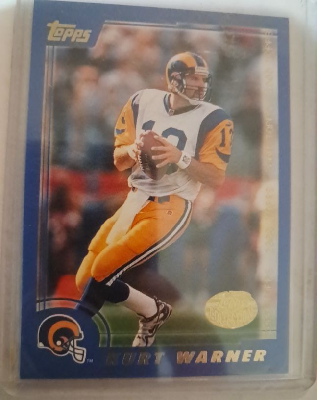2000 Topps #1 Kurt Warner — front