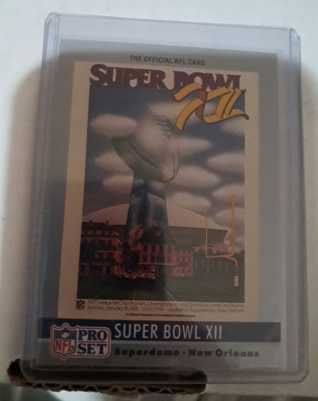 1990 Pro Set Super Bowl Collectibles #12 Super Bowl XII — front