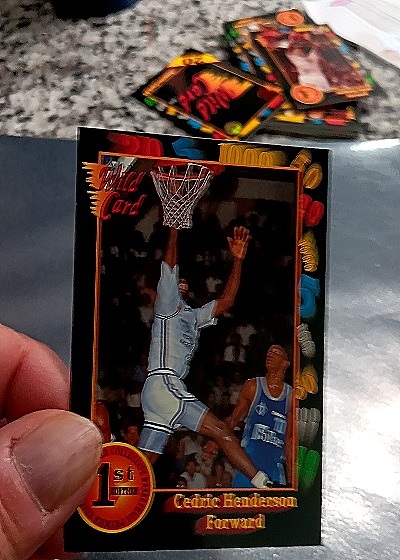 1991-92 Wild Card Georgia Bulldogs #87 Cedric Henderson — front