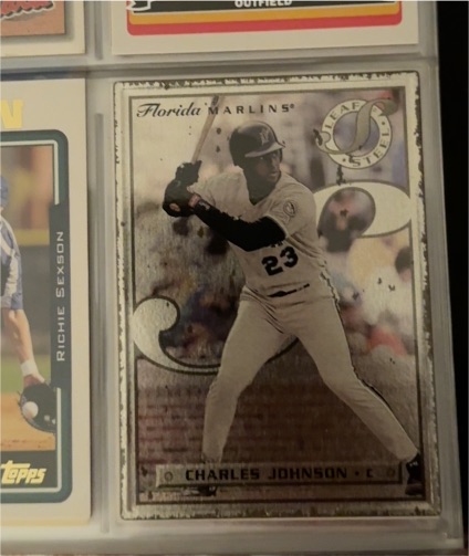 1996 Leaf #23 Charles Johnson — front