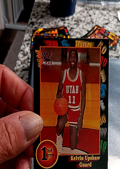 1990 Wild Card #106 Kelvin Upshaw — front