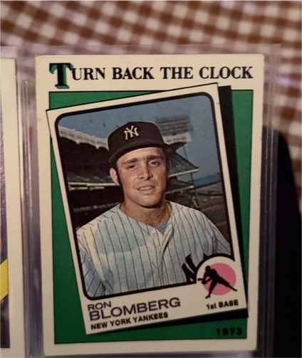 1988 Topps Turn Back the Clock #663 Ron Blomberg — front