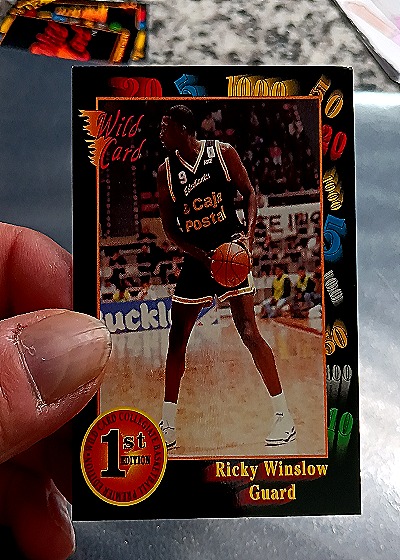 1991-92 Wild Card #50 Ricky Winslow — front