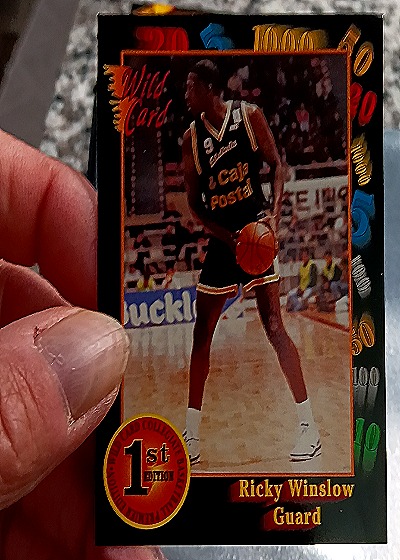 1991-92 Wild Card #50 Ricky Winslow — front