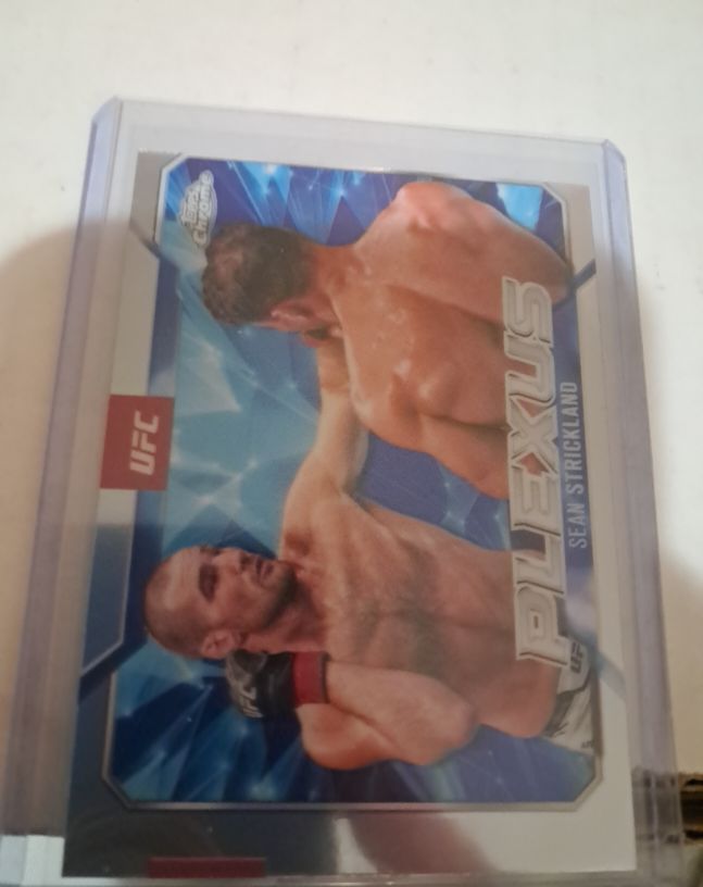 2025 Topps Chrome UFC #PLX-10 Sean Strickland Plexus — front