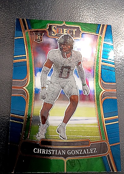 2023 Panini Select Draft Picks #15 Christian Gonzalez — front