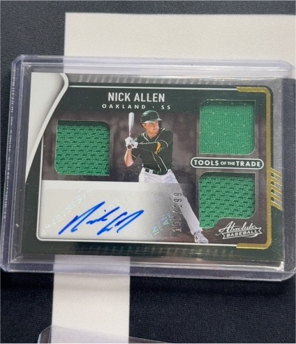 2022 Panini Absolute Tools of the Trade #TT3S-NA Nick Allen — front