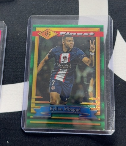 2022-23 Topps Finest Flashbacks UEFA Club Competitions #50 Kylian Mbappé — front
