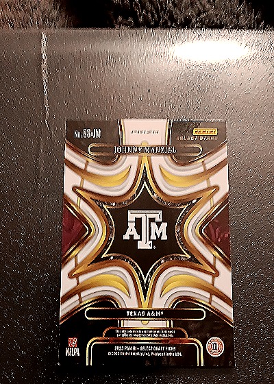 2023 Panini Select Stars #88-JM Johnny Manziel — back