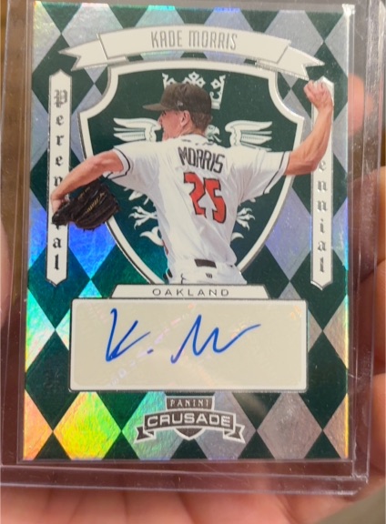 2025 Panini Crusade Perennial Signatures #PPS-KAM Kade Morris — front