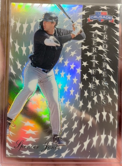 2025 Panini Crusade Certified Prospects #25 Spencer Jones — front