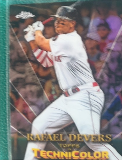 2023 Topps Chrome #TT-14 Rafael Devers Topps in Technicolor — front